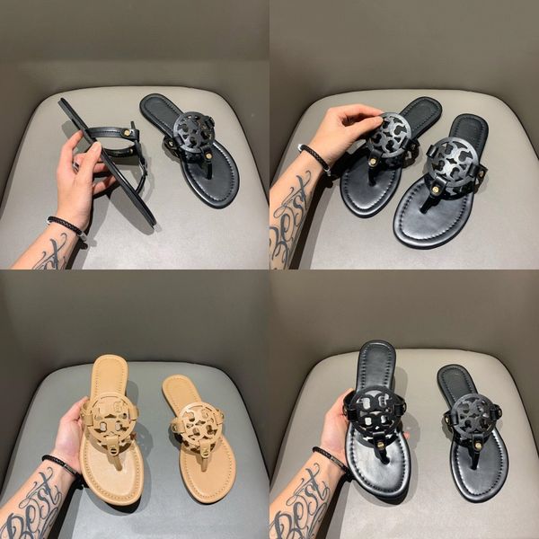 

lei20 trendy mules shoes lightweight scuffs comfortable vintage women leather slides fashion popular with c09#256, Black