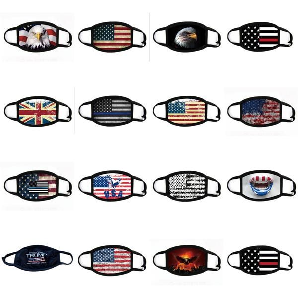 

face masks trump american election supplies dustproof print mask universal for men and women american flag mask ndhxp