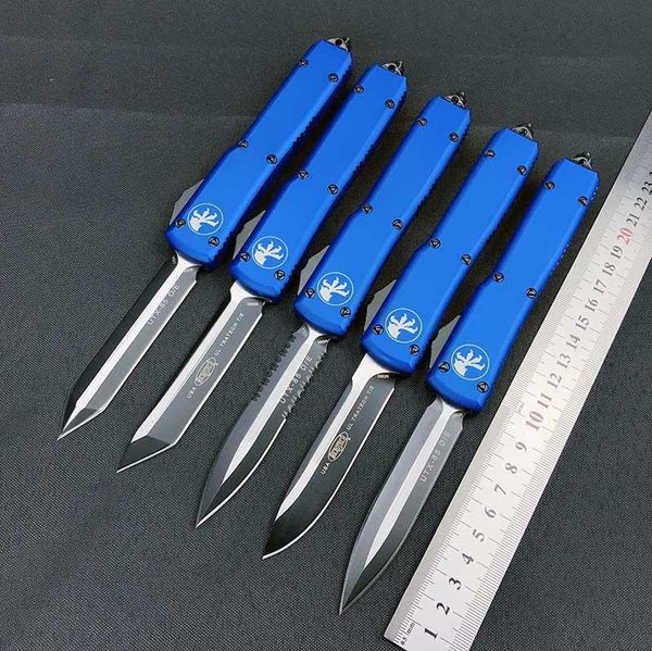 

Автоматический нож Micro !! технологии MT UTX 85 двойного действия Тактические ножи M390 карбида лезвие класса прерыватель алюминиевая ручка автоматический карманный нож