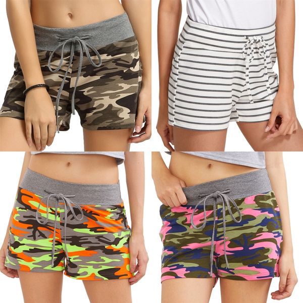 

women flannel shorts yoga gym short pants fitness workout beach shorts fashion soft running shorts casual sports pants yfa1063q-2#3061, White;black