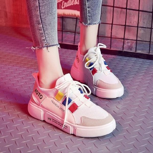 

sports shoes 2020 new women's shoes autumn students wild ladies mesh breathable casual, Black