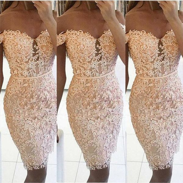 

2020 fashion womens lace floral mini dresses ladies off shoulder strapless bandage bodycon evening party short sundress, Black;gray