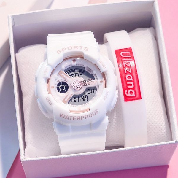

d6bpk multifunctional outdoor sports electronic outdoor sports electronics electron electron watch class ii unicorn children's student, Blue