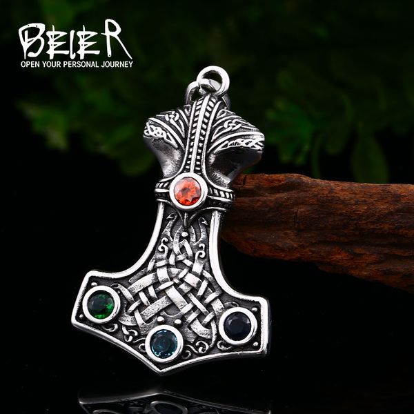 

beier stainless steel for men multi-color pendant necklace wallet connector charm chain fashion gift jewelry bp8-432, Silver