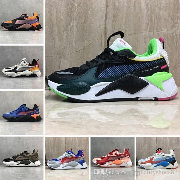 

2019 rs-x reinvention mens casual shoes black white fashion creepers dad men women running trainer sports sneakers size 36-45