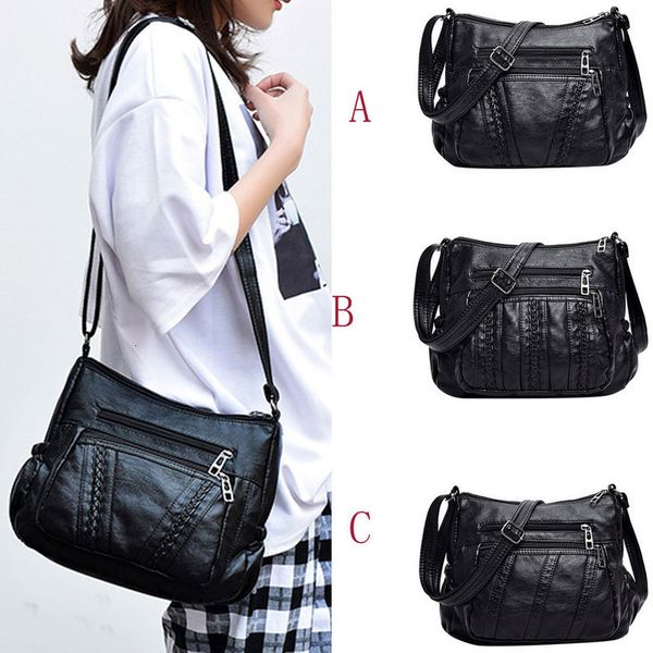 

womens fashion casual messenger bag black messenger bag shoulder bag casual wild for fashion daytime