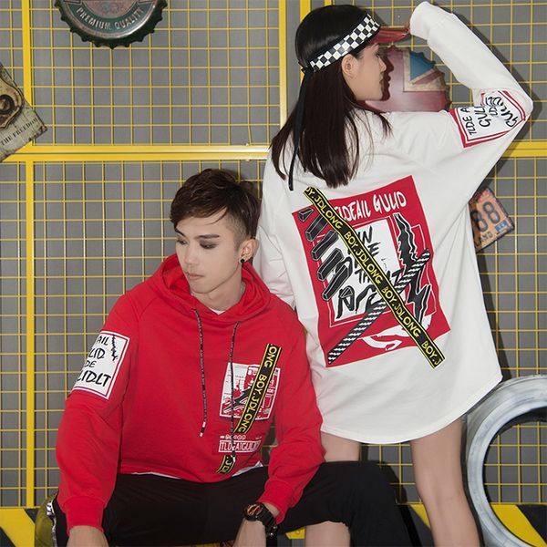 

2020 autumn new hooded autumn men's fashion brand korean style trendy hoodie sweatersweater sweater hip hop student hoodie, Black