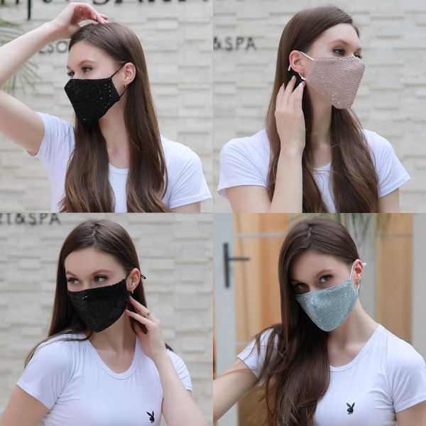

dener camouflage mask washable breathable face mask luxury sunproof dustproof cycling sports mouth cover masks party masks#412, Black