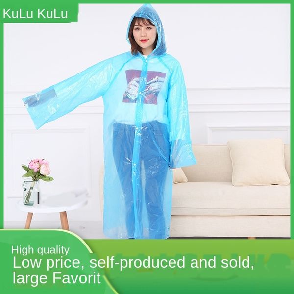 

pzzma outdoor tourism thickened disposable raincoat for men and women outdoor tourism colors available disposable raincoat thick, Red;brown