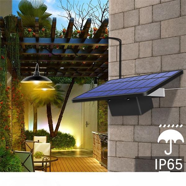 

Solar Pendant Lamp Indoor Outdoor waterproof solar garden lights Single Double head led lights for camping home garden Patio
