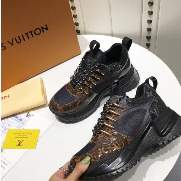 

024 new designer luxury women's casual fashion shoes, women's outdoor casual shoes, high-quality materials, with original box, Black