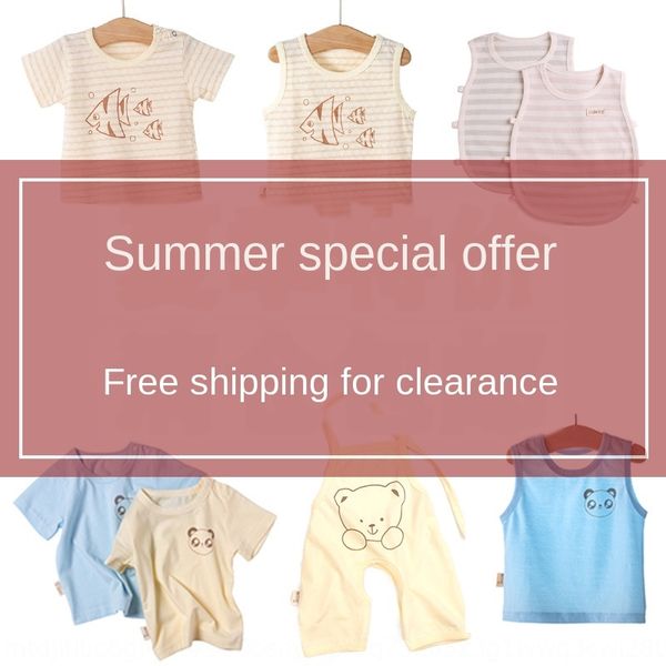 

men's and children's sleeveless vest women's baby's jacket cotton t-shirt color cotton t-shirt night market special offe, Blue