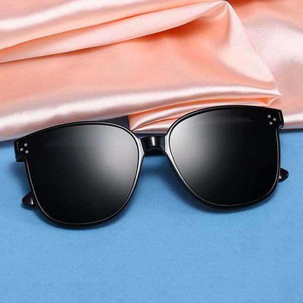 

oversize square sunglasses women big frame sun glasses female vintage black fashion, White;black