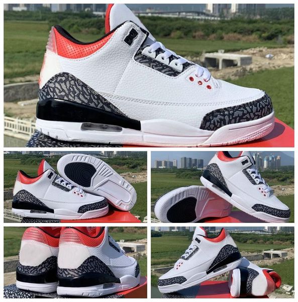 

new 3 3s mens basketball shoes fire red khaki 24 japanese denim varsity royal blue lakers court purple laser orange jumpman sports sneakers
