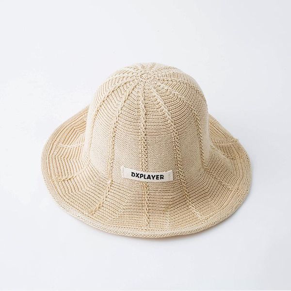 

straw hat female summer vacation beach hat leisure all-match sun fashion fisherman, Blue;gray