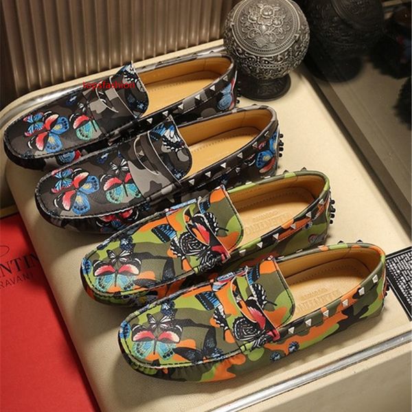 

20ss new mens real leather driving shoes comfortable men s wedding shoes prom men s casual shoes good quality 968975, Black;green