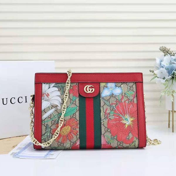 

new arrival womens bag simple style chain shoulder bags lady clutches handbag women vintage classic type crossbody bag with origin box