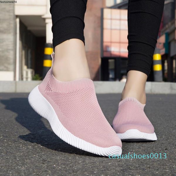 

shoes summer trainers sneakers sock women vulcanized breathable tenis feminino casual shoes ladies chaussures femme size 35-43, Black