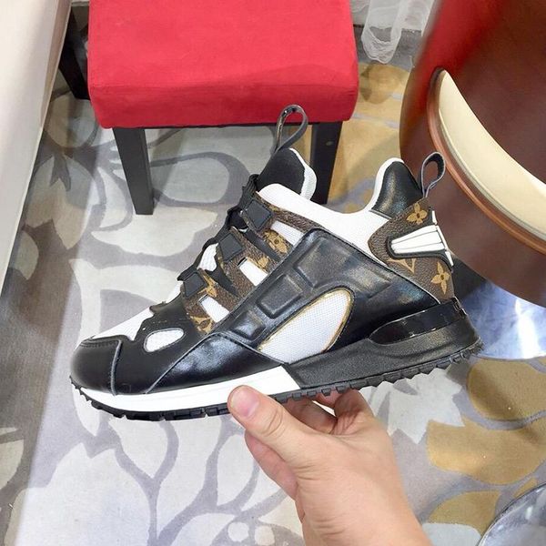 

2021 fashion womens shoes run away sneaker outdoor walking vintage sneakers low lace -up breathable women shoes scarpe da d, Black