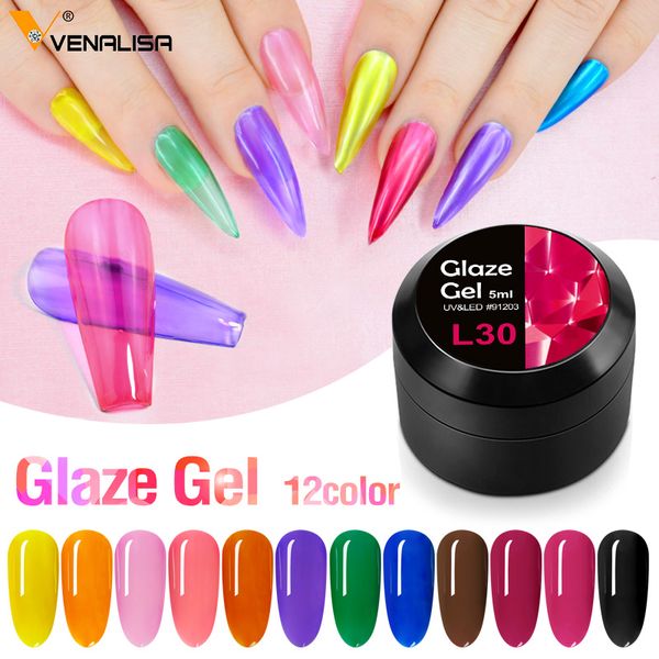 

glass gel lacquer translucent candy color neon gemstone soak off uv led nail gel varnish glaze nail decoration, Red;pink