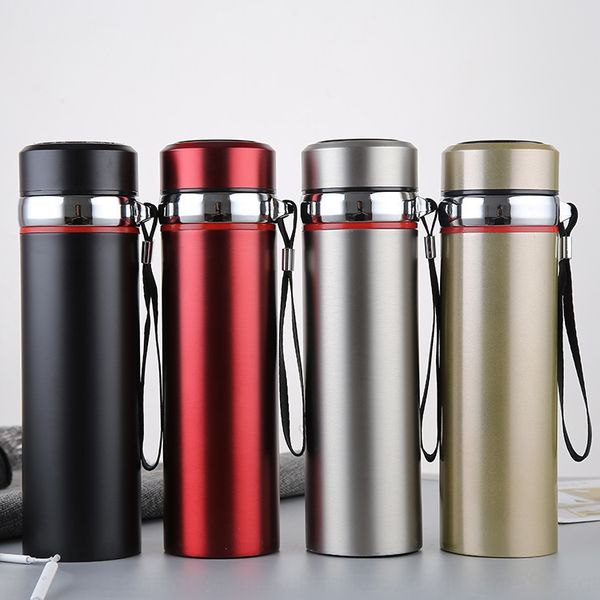 

new selling stainless steel insulated vacuum business gift thermos thermos straight-body cup men's and women's cup