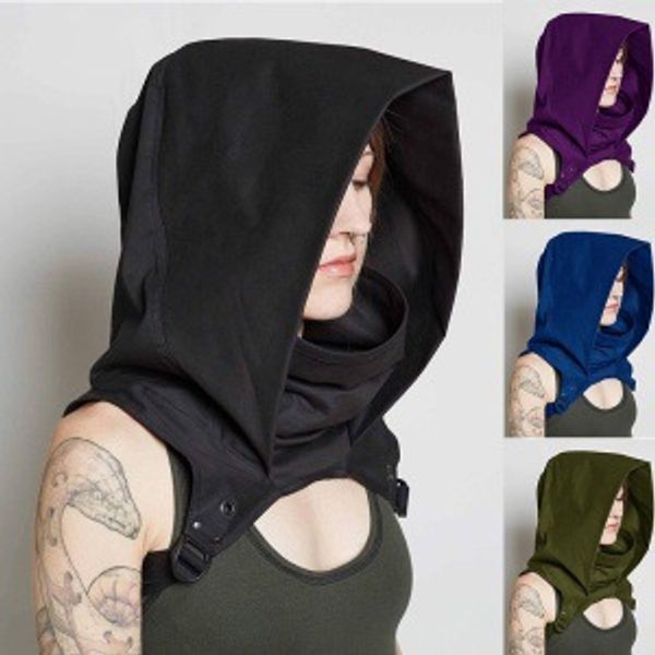 

2020 european and american cross-border new personality retro hooded neck mask riding protective gear gp4142 ing
