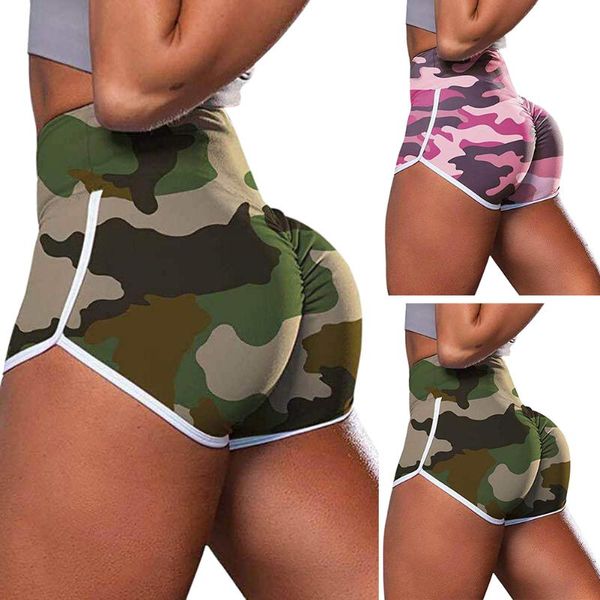 

спортивные шорты женщины йога спортивные шорты для бега camo печати stretch поножи sexy женский running marathon короткие штаны, Black;blue