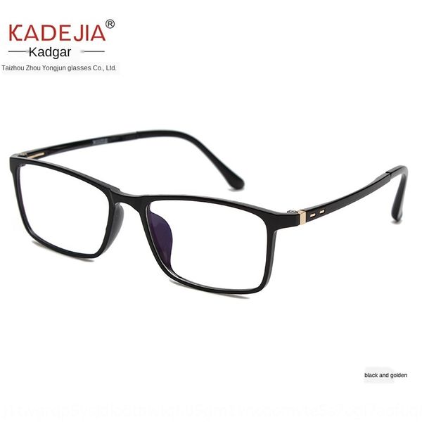

new tr90 anti-blue-ray square frame glasses frame men's and women's plain glasses k8835, Silver