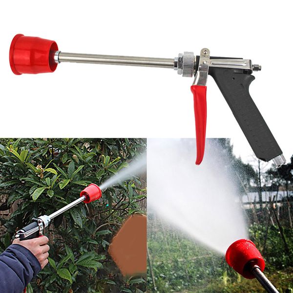 

agricultural atomizing nozzle fruit tree air supply type long range spray gun plunger pump high pressure pesticide irrigation