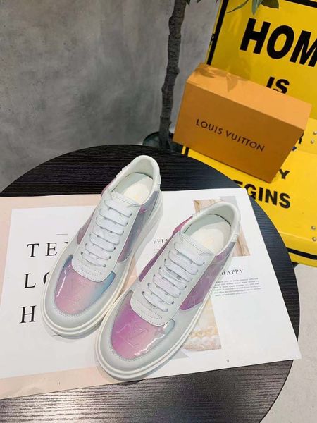 

2020 latest famous brand shoes time out sneakers comfortable and fashionable brand design low-sneakers copy leather65444