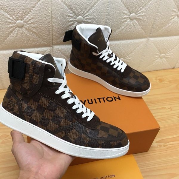 

083 high-quality men's designer casual sports shoes trendy brand outdoor casual shoes, fast delivery in the original box, Black