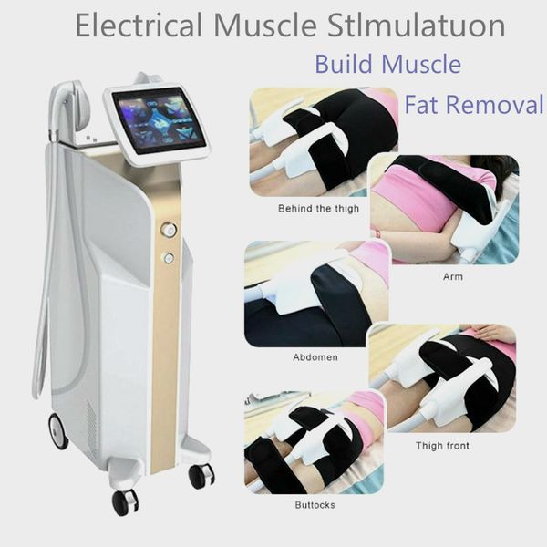 

emslimure high-intensity electromagnetic muscle trainer hi emt fat melting and reducing body slimming machine dhl ing