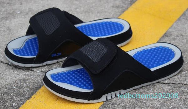 

sandals hydro 4 bred 5s 13s 12s slippers men with box wholesale red black white r08