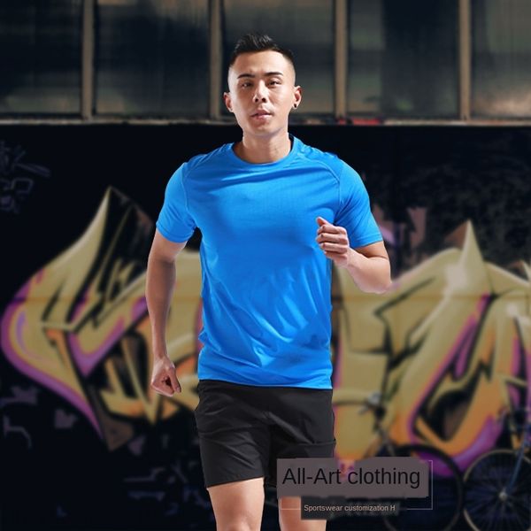 

лидирующие спортивных футболки марафон быстросохнущих diy футболка одежду напечатанной группа одежда общественной деятельность одежда поделк, Gray;blue