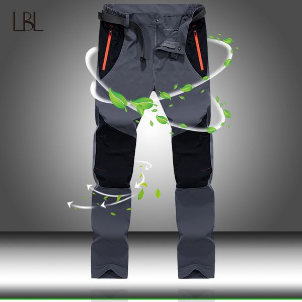 

мужчины водонепроницаемый quick dry pants мужские грузовые дышащий брюки мужчины открытый поход кемпинг рыбалка мягкие брюки 2020, Black