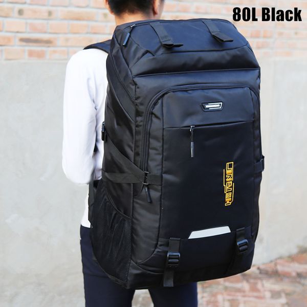 

50/80l outdoor sports bag waterproof climbing hiking backpack women&men camping mountaineering backpack bike travel fishing bags