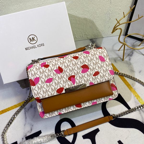 

fashion handbag crossbody bag shoulder bag ladies leather material silver shoulder strap decoration