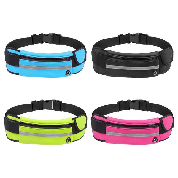 

new outdoor sports pockets anti-theft mobile phone running belt waterproof men and women tactical invisible running bags