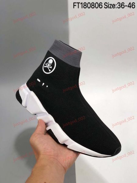 

xshfbcl paris sock shoes casual shoe speed trainer sneakers speed trainer sock race runners black shoes men women white shoes