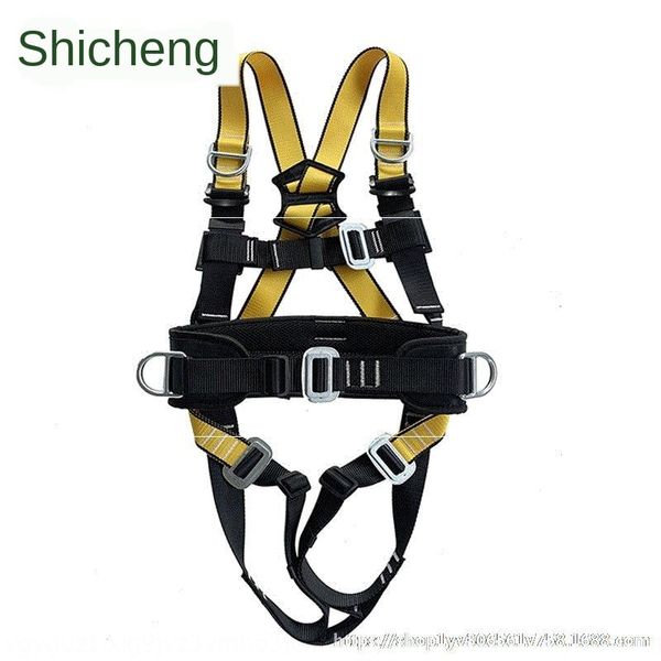 

jjrxm national standard outdoor fall-proof safety belt set work world-made five-point rope whole body high altitude national standard outdoo