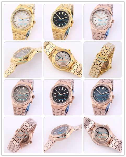 

унисекс watches 37мм offshore классический продаж 37мм n8 15450ba 15450st 15450ba 15450or 15450o алмазный диск движение автоматический женск, Slivery;brown