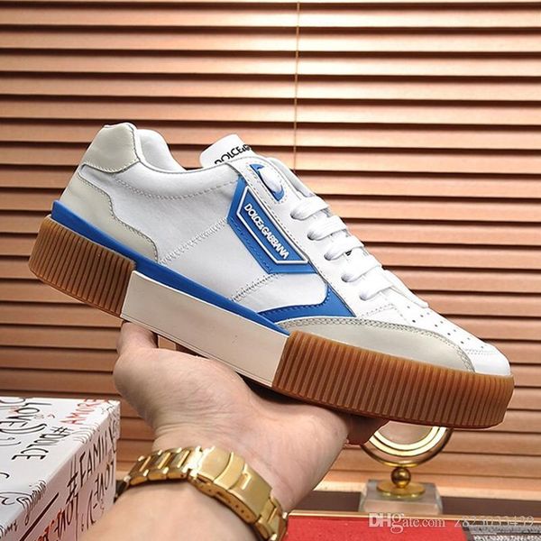 

men shoes sneakers in split -grain leather scarpe da uomo casual shoes men luxury style mens shoes fashion type chaussures pour hommes sale