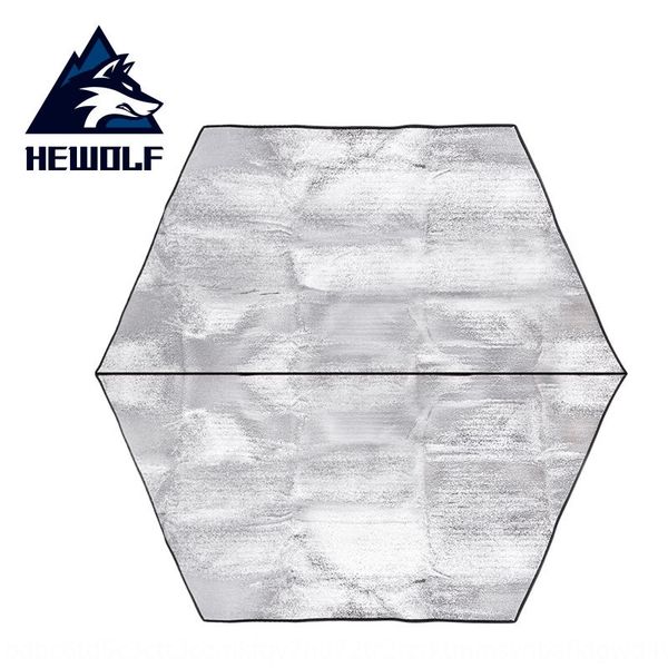 

zjmgg male wolf outdoor hexagonal tent meal meal tent standard double-sided aluminum film moisture-proof mat waterproof heat-insulating picn