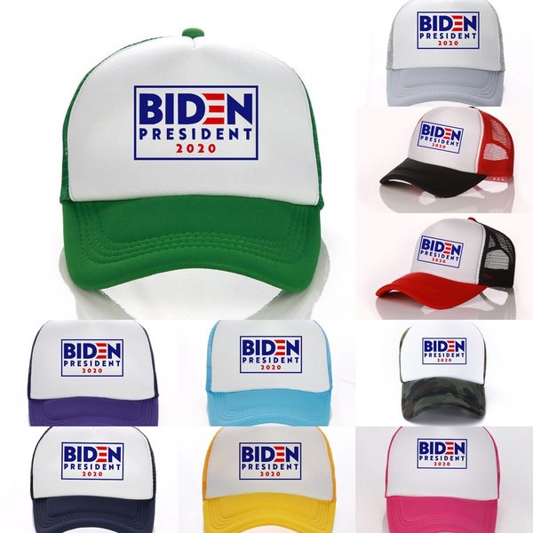 

zqe3k joe biden baseball hat election american adjustable net baseball hats outdoor party printed president 2020 letter hats, Blue;gray