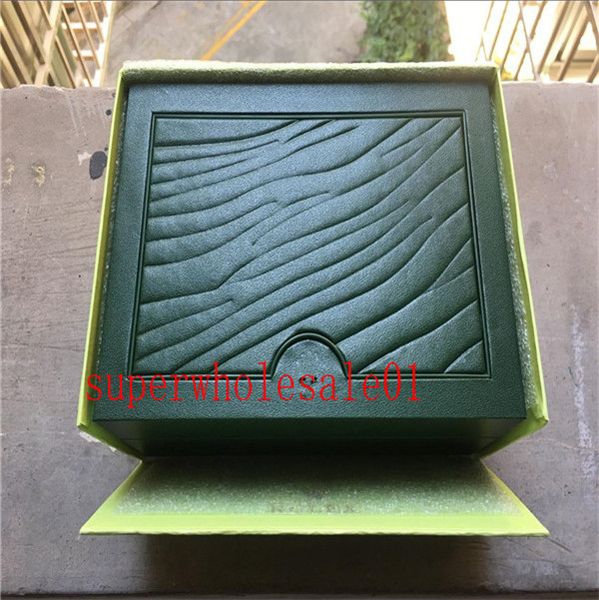 

2020 new green watch box papers card purse master gift boxes for watch box rolex box ing, Black;blue