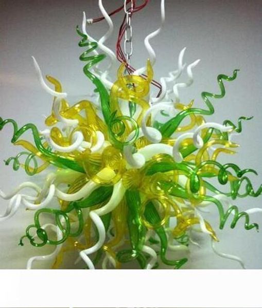 

frosted white amber green glass art chandelier lighting hand blown glass led chandelier lamps
