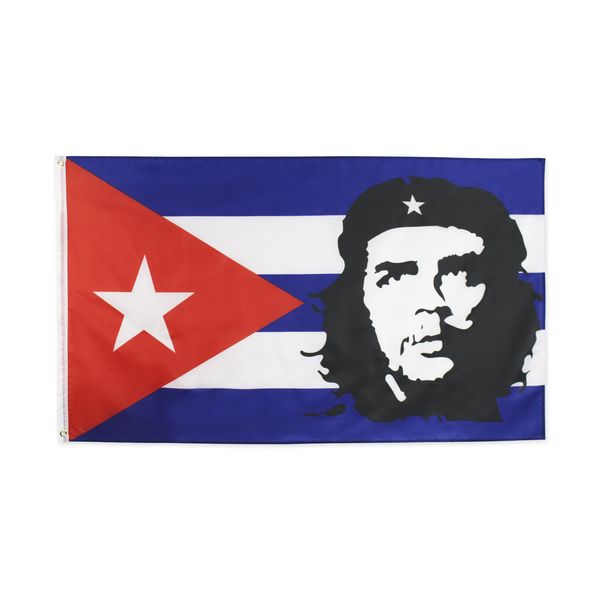 

stock 3*5ft cuban guevara banner cuban leader flag