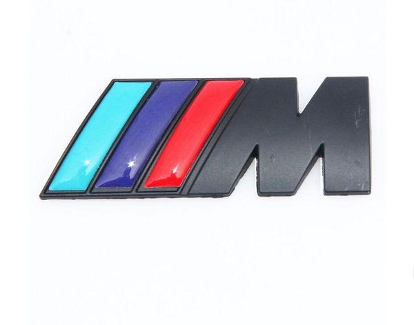 Auto Aufkleber Abzeichen Emblem für M M3 M5 Abzeichen Power Sport Motorhaube Kofferraum Hinten 3D Aufkleber 316A