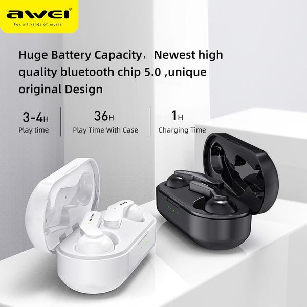 

tws bluetooth v5.0 earphone true wireless charging noise canceling hifi 6d bass with mic touch control gaming headset