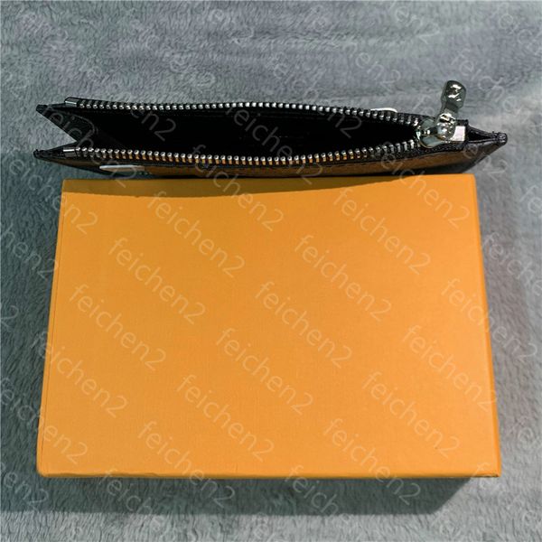 

cardholder credit card holder coin pouch zippy coin purse classic men women pocket fashion mini small wallet handy slim bank with box mzd7, Brown;gray